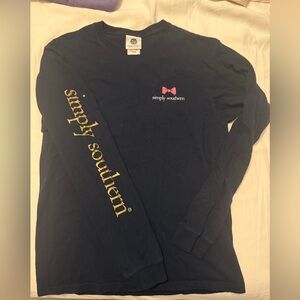 Simply Southern Blue Long Sleeve Tee